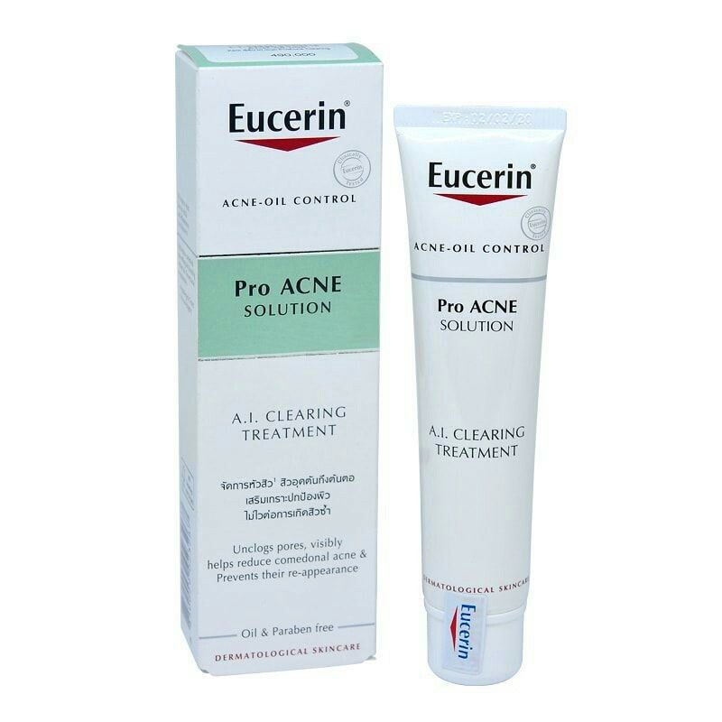 Gel ngừa mụn Eucerin Acne-Oil Control ProACNE Solution A.I. Clearing Treament 40ml