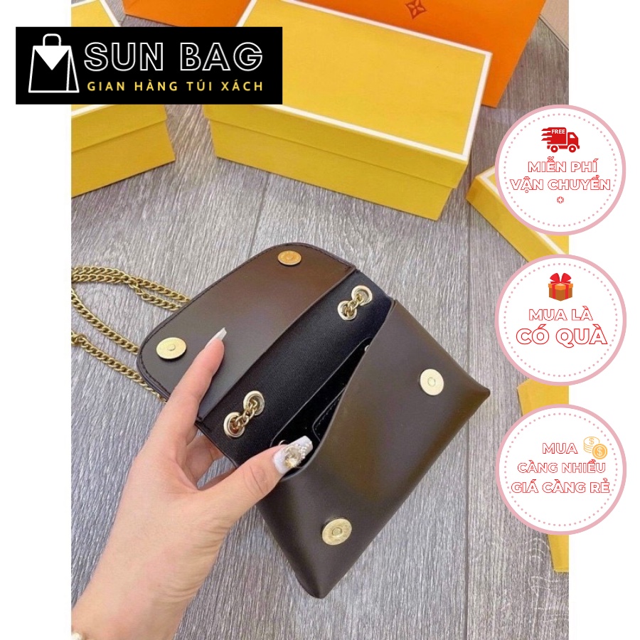 Túi xách nữ mini đeo chéo, túi đi chơi, đi học, da cao cấp, nhỏ xinh, thời trang size 14cm SB031