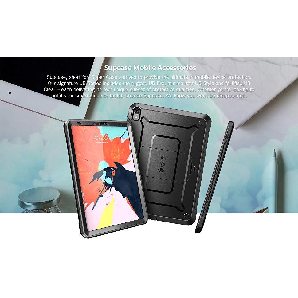 Ốp Máy Tính Bảng Supcase Kèm Miếng Dán Bảo Vệ Màn Hình Cho Ipad Pro 11 '' 2018