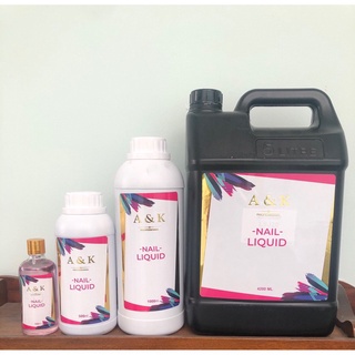 Liquid Tím Mỹ Cao Cấp, Dung dịch đắp bột làm hoa, cọ nổi chuyên dụng ngành Nails