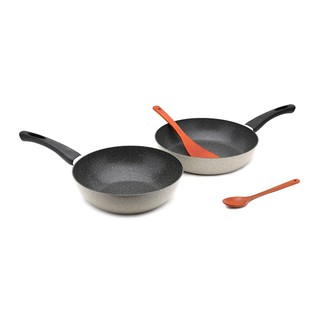 Bộ 2 chảo cookplus hard & light lock&lock lhb9265s4 sale 40%