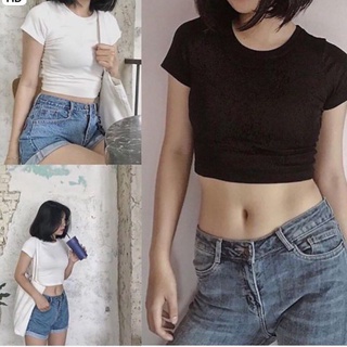 áo croptop thun gân