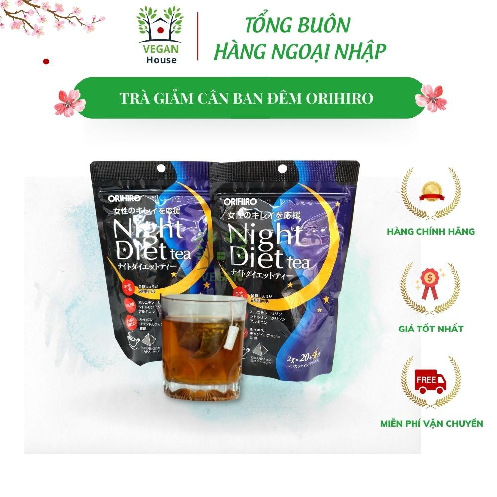 Trà đêm giảm cân Night Diet tea Orihiro 20 gói