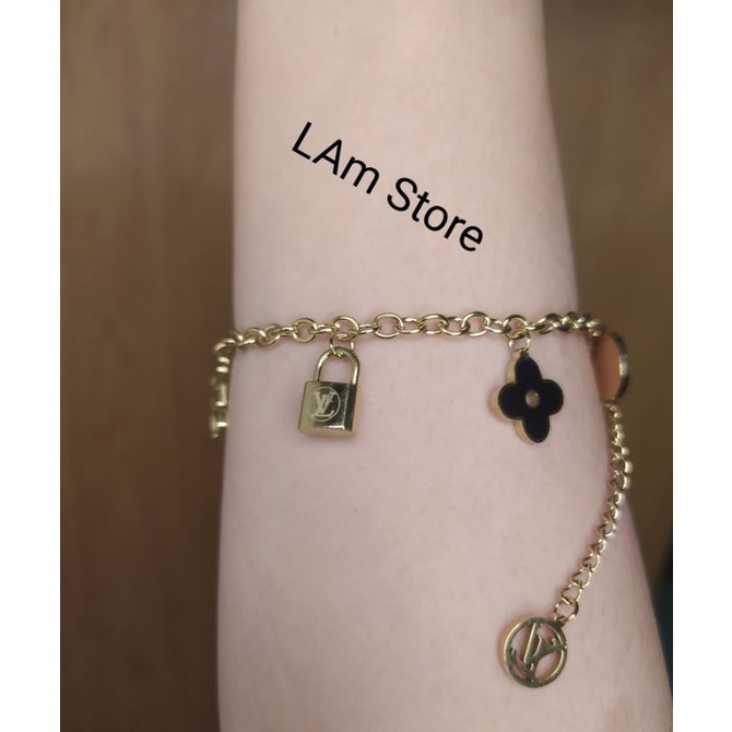 💥💥 Lâc tay nữ ,Vòng tay mềm LV thép TiTan cao cấp không hoen,không gỉ