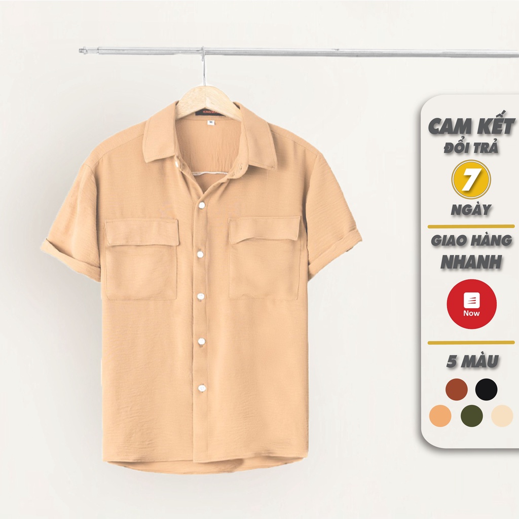 Áo Sơ Mi Nam Ngắn Tay Nam Hàn Quốc, Có Kiểu Áo Sơ Mi Đẹp - Basic Boutique | BigBuy360 - bigbuy360.vn