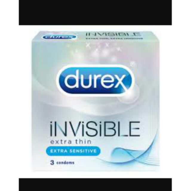 Durex invisible (cực siêu mỏng h/3 cái )