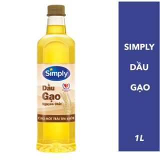 Dầu gạo lứt simply 1l