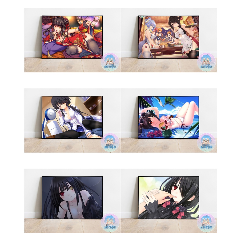 TRANH POSTER A3 TOKISAKI KURUMI (14) ANIME MANGA DATE A LIVE CHẤT LIỆU GIẤY CAO CẤP - 2D TỘC SHOP