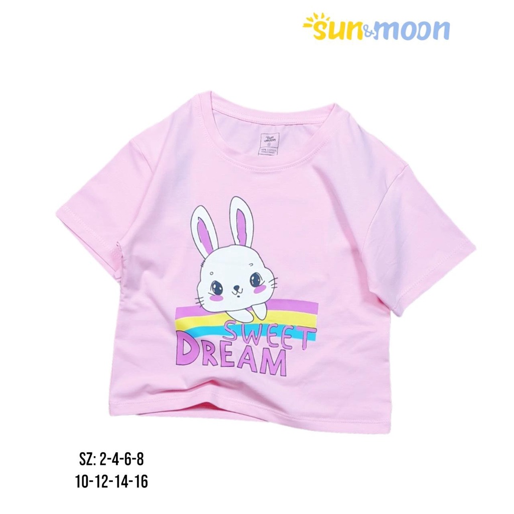 Áo Thun Bé gái Form Lửng Hở Lưng In Thỏ, Hàng Việt nam Chất lượng cao-Trang 25 Kids - K185