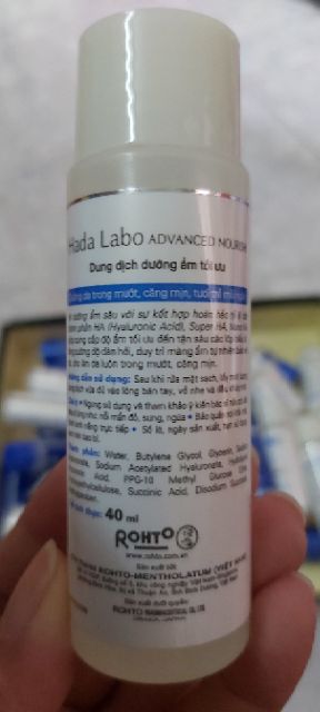 Nước dưỡng cấp ẩm Hada 20ml