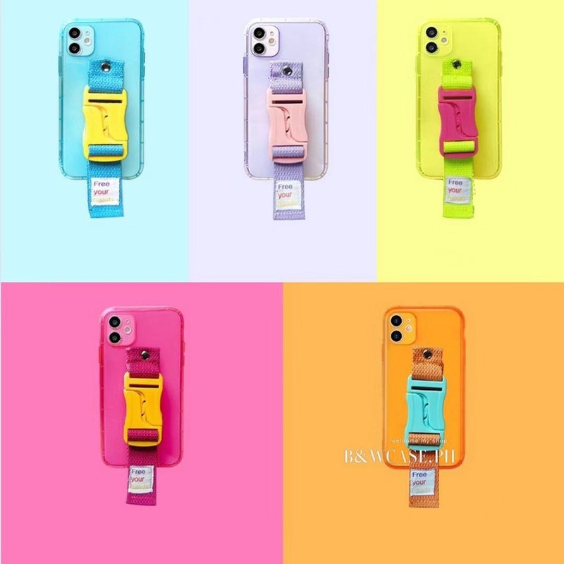 Ốp điện thoại TPU trong suốt có dây đeo thích hợp cho Iphone 13 Pro Max 12 Pro Max 11 Pro Max 7 8 Plus Xr Xs Max Se2020