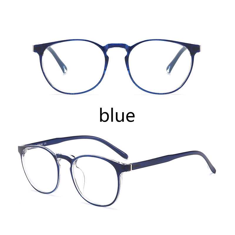 Kính Blue Light Anti-radiation Photochromic Eyeglasses TR90 Round Frame Sunglasses