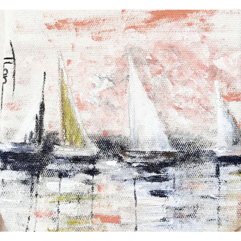 Túi Canvas vẽ tay