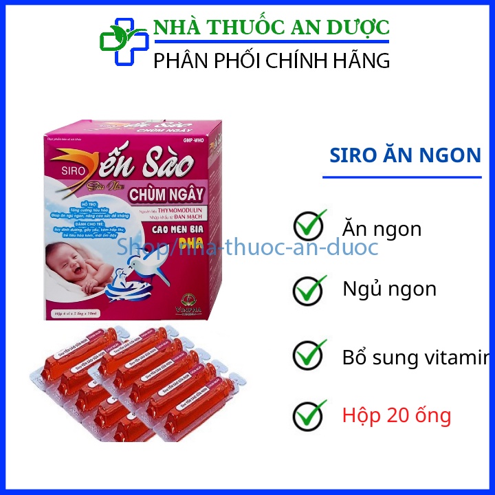 SIRO ĂN NGON YẾN SÀO CHÙM NGÂY – PHÙ HỢP VỚI BÉ ĐANG TRONG GIAI ĐOẠN PHÁT TRIỂN SỨC KHỎE