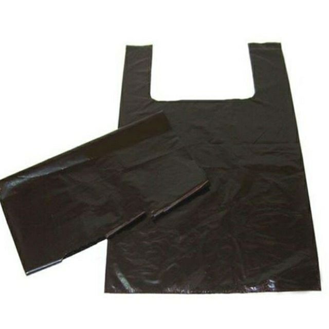 1kg Túi nylon đen bóng loại 1 - Túi xốp đóng hàng