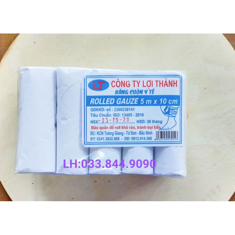 Combo 3 băng gạc cuộn y tế Lợi Thành