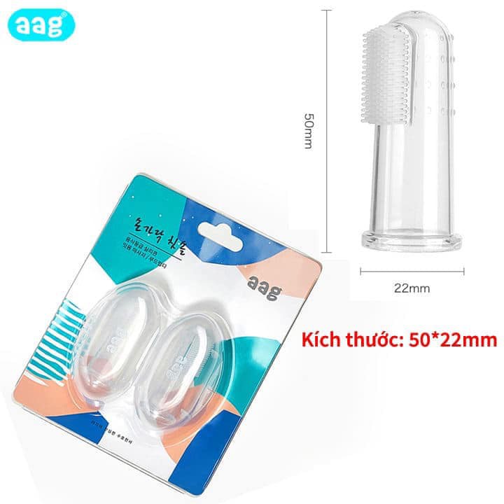 Rơ Lưỡi Silicon Mềm AAG Cho Bé (Set 2 Chiếc)