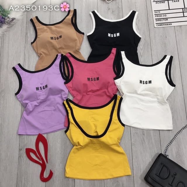 Áo croptop 3 lỗ ngược có mút ngực siêu xinh