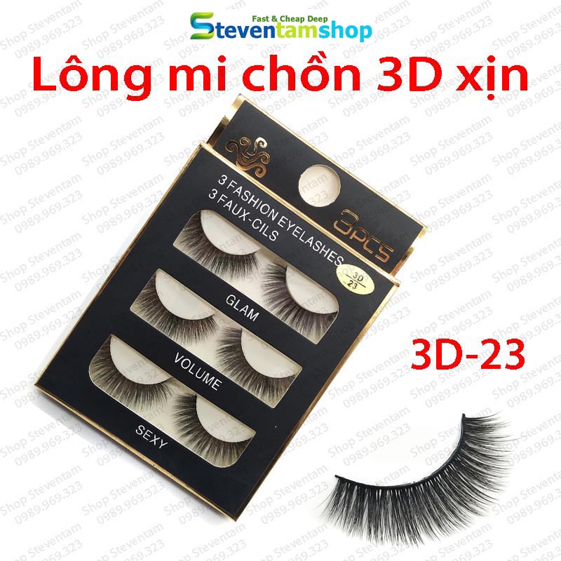 Lông mi chồn 3D số 23 (Cam kết hàng loại 1)