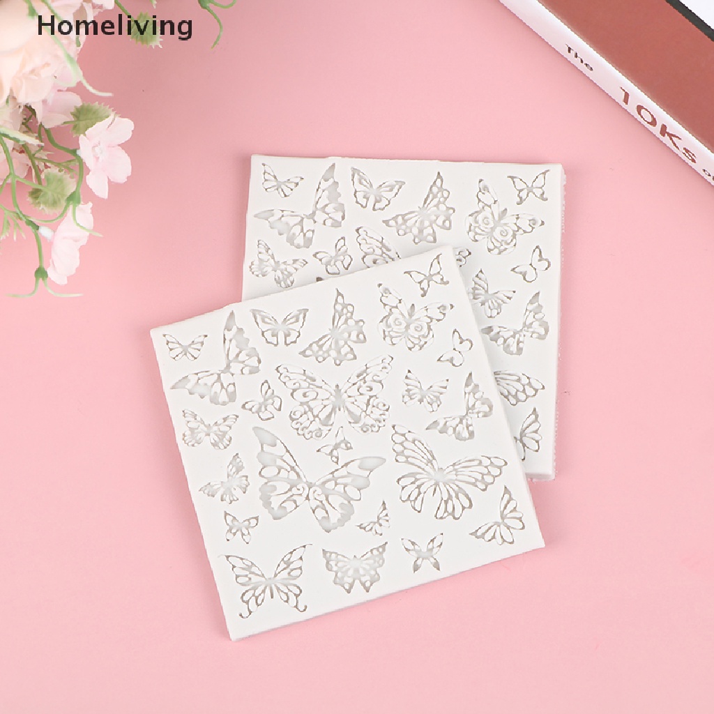 1 Khuôn Silicone Làm Bánh Hình Bươm Bướm DIY