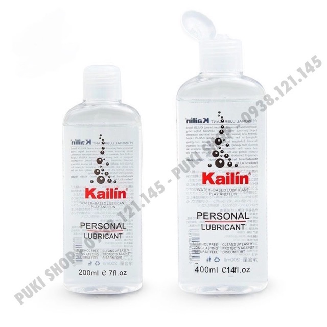 [Tặng Kèm 10 BCS] Gel Bôi Trơn 400ml Nhật Bản KAILIN Đừng Tích Khủng Dùng Siêu Tiết Kiệm
