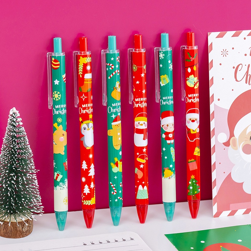 Bút Mực Đen Họa Tiết Ông Già Noel