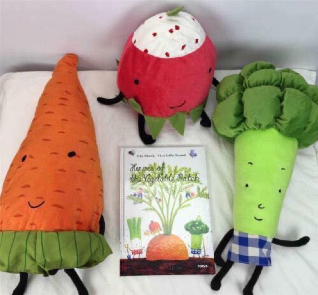 Combo gối ôm rau củ quả ikea 3 món 60cm