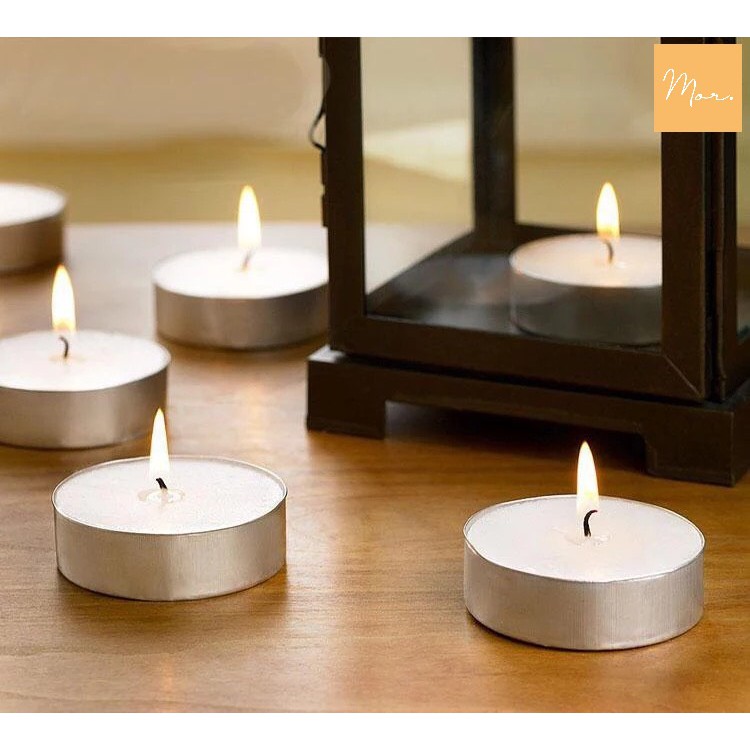 Nến tealight không mùi, không khói