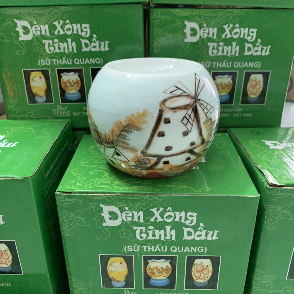 Chao đèn xông tinh dầu gốm sứ Bát Tràng (Không bao gồm đế và bóng - Dùng để thay thế khi lỡ làm bể vỡ)