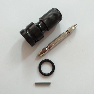 Đầu chuyển bu lông, khẩu sang bắn vít chuôi lục giác 6.35mm đầu dài ''Tặng mũi vít 2 đầu Kapusi''