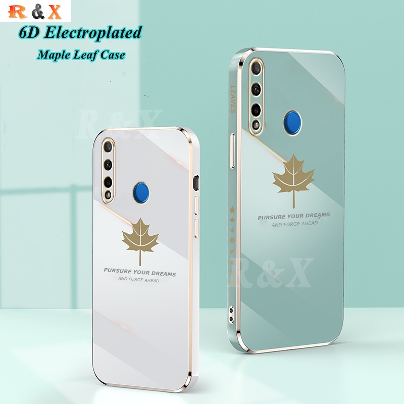 Ốp điện thoại silicon mềm chống sốc viền thẳng mạ điện 6D sang trọng cho Huawei P20 Lite P30 Pro P40 Mate 20 Mate30