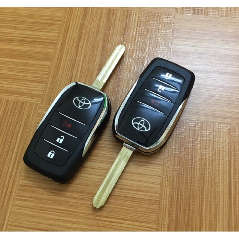 Vỏ chìa khoá độ gập TOYOTA ( 3 nút ) các dòng xe đời 2015 - 2020