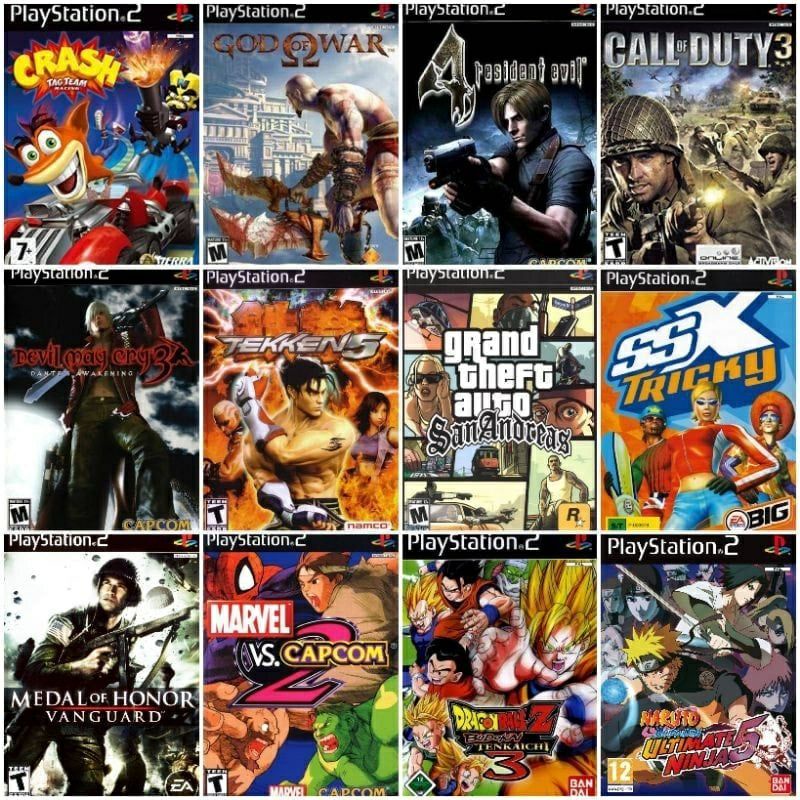 PS2 kèm tay cầm mới + ổ cứng ngoài full-game + pk đầy đủ!!