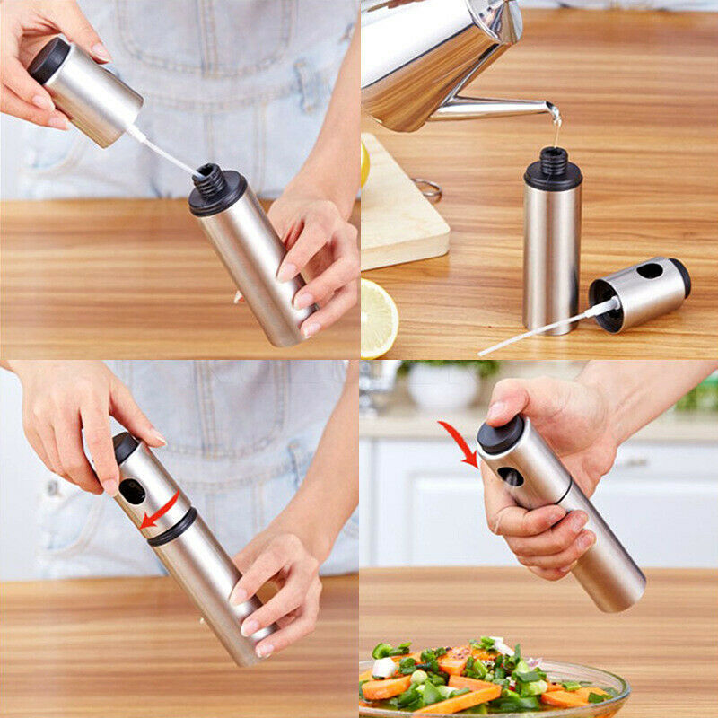 Bình Xịt Dầu Ăn / Giấm Đa Năng 5 Trong 1 Tiện Dụng