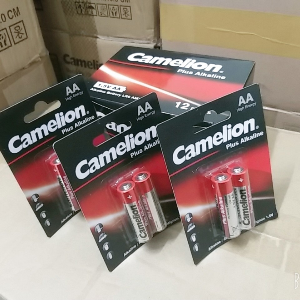 PIN AA, AAA PLUS ALKALINE CAMELION (1.5V) 2 viên/ vỉ