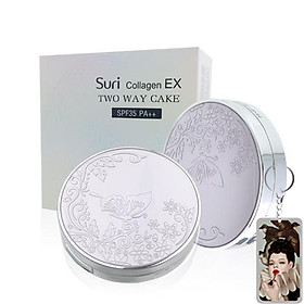 Phấn trang điểm siêu mịn Suri Collagen Two Way Cake