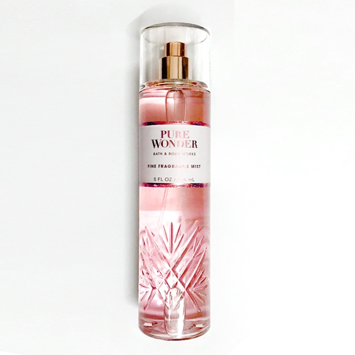 Xịt thơm body dưỡng ẩm hương nước hoa Pure Wonder - Bath and Body Works 236ml - Chính hãng Mỹ