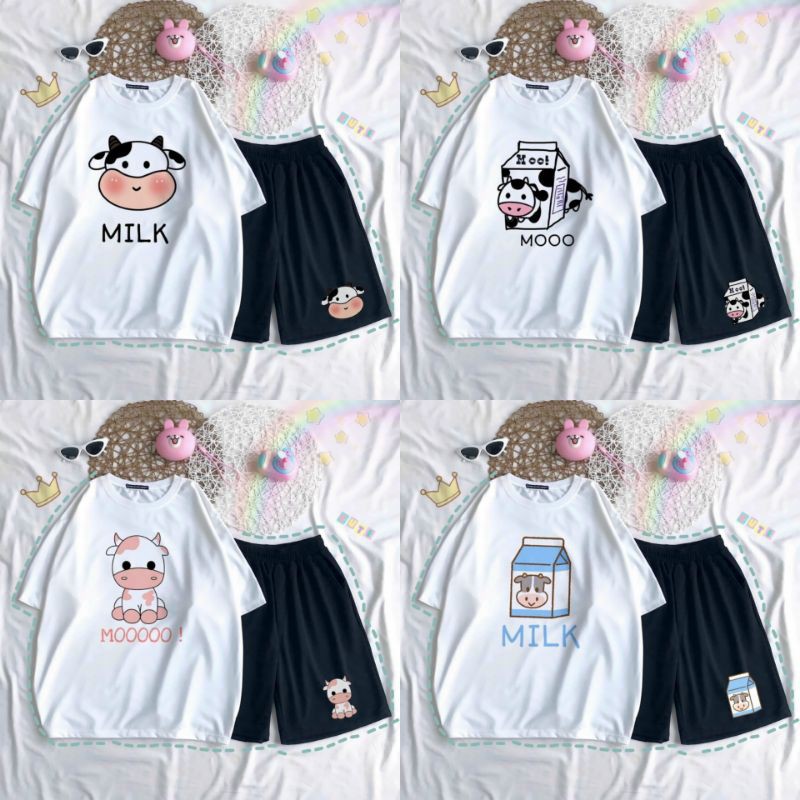 Set bộ bò sữa hình thật 100%