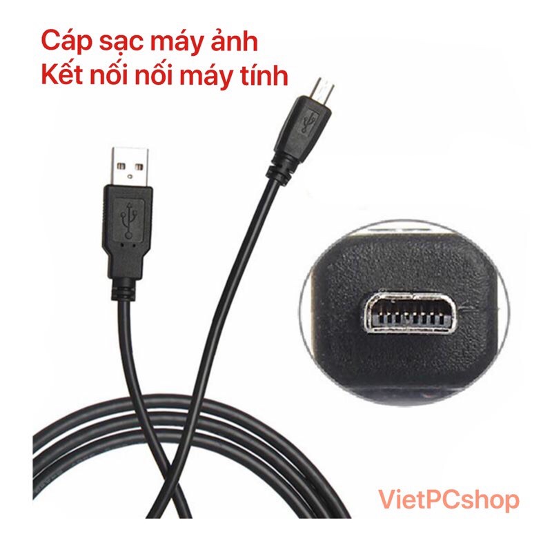 Cáp USB cho máy ảnh Sony, Nikon, Panasonic, Olympus...