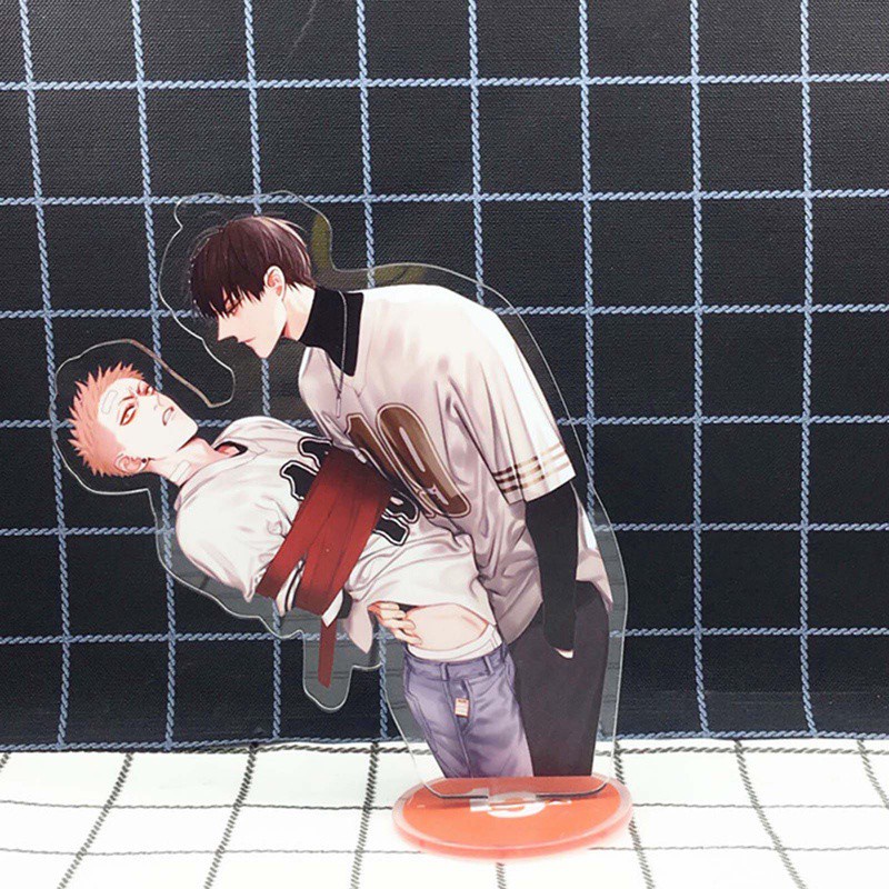 Mô hình trưng bày để bàn dạng đứng bằng acrylic họa tiết anime 19 Days kích thước 15cm