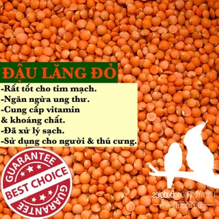 1KG ĐẬU LĂNG ĐỎ (HẠT SẠCH)