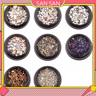 Set hủ đá trang trí gắn móng mix đủ size kiểu