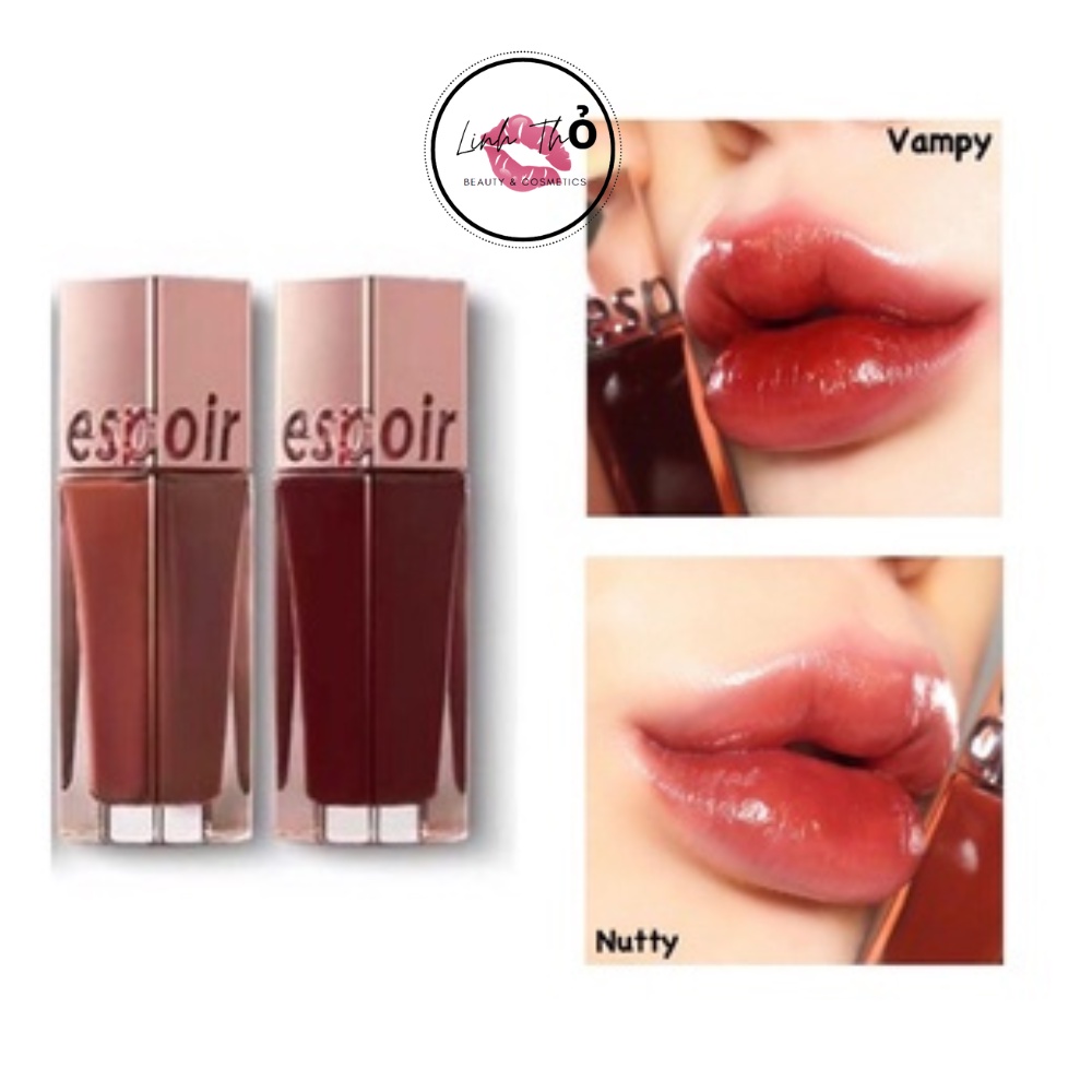 Son Tint Bóng Espoir Couture Lip Tint Shine Velvet Dưỡng Ẩm Lâu Trôi Vampy Nutty