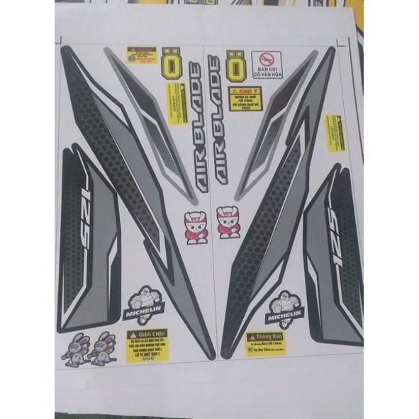 Tem rời dán xe ab 2019