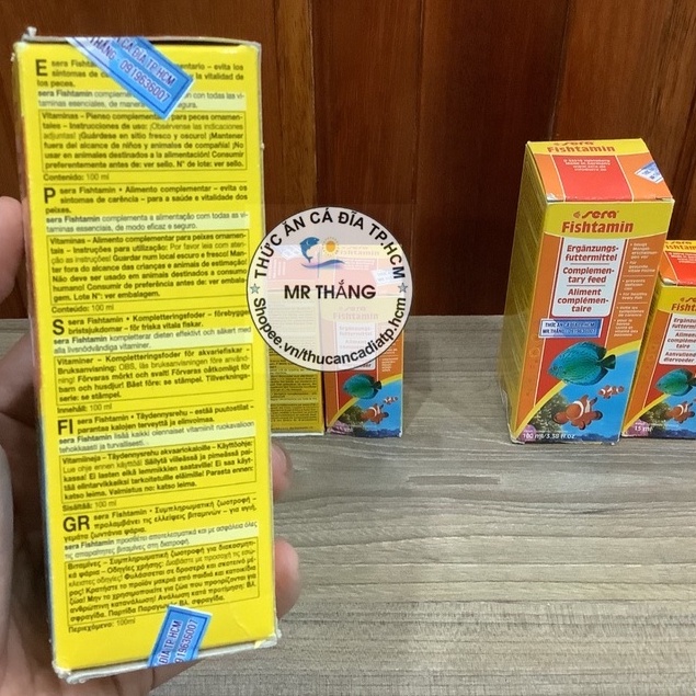 Sera Fishtamin  - Vitamin tổng hợp cho cá cảnh.