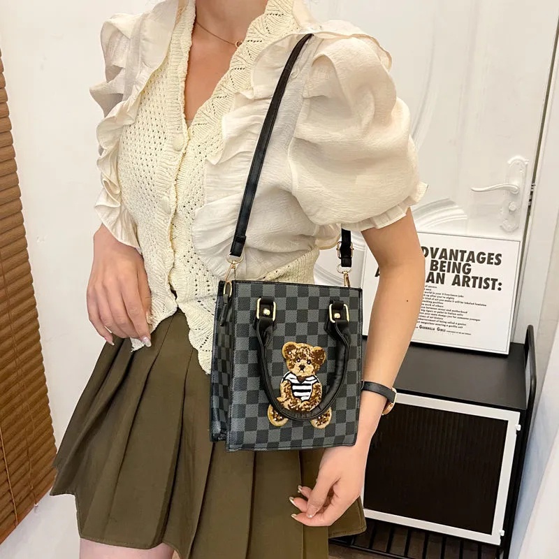 Túi Xách Đeo Vai Họa Tiết Kẻ Sọc Ca Rô Thời Trang Mùa Hè Dành Cho Nữ kf017 2022