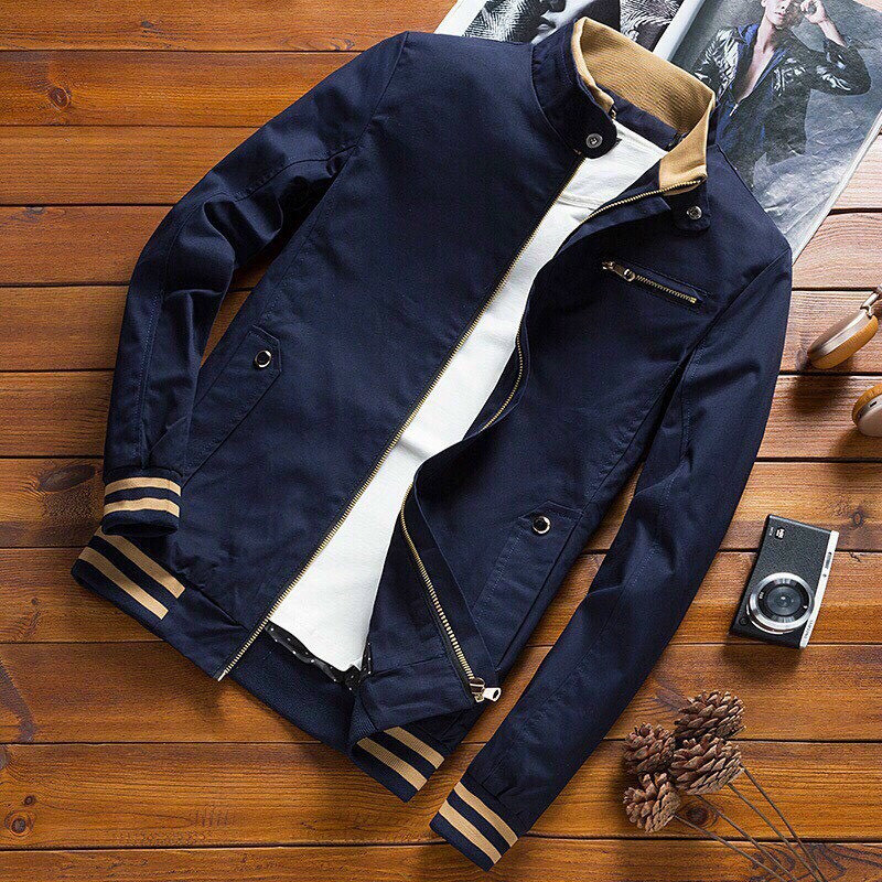 Áo Khoác Nam Kaki 🔵 𝐅𝐑𝐄𝐄 𝐒𝐇𝐈𝐏 🔵 Áo Khoác Nam Đẹp Cao Cấp Có Túi Trong Tiện Lợi HpFashion - Akkknhp07 | BigBuy360 - bigbuy360.vn