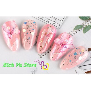 Bướm trang trí móng 3D