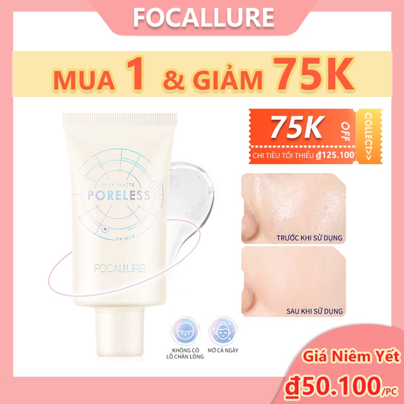 Kem lót trang điểm Focallure 20g làm sáng da và dưỡng ẩm