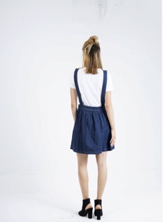 Đầm yếm jeans xuất Hàn